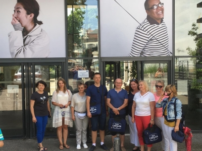 Lokalny program kulturowy dla nauczycieli odbywających szkolenia na terenie Francji.