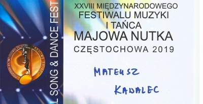 Mateusz Kawalec ze &bdquo;SREBRNĄ NUTKĄ&rdquo;