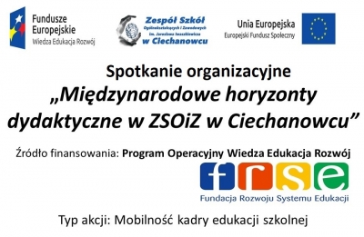 Podpisanie przez naszych nauczycieli um&oacute;w na realizację mobilności zagranicznych.