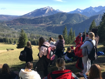 Uczniowie ZSOiZ w g&oacute;rach, 18-22.10.2021