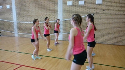 Występ szkolnej drużyny Aerobiku