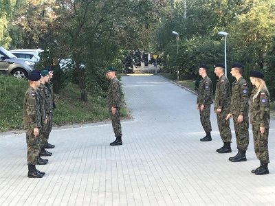 Wojskowy Dzień Szkoleniowy uczni&oacute;w Zespołu Szk&oacute;ł Og&oacute;lnokształcących i Zawodowych w Ciechanowcu.