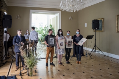 Otwarcie wystawy będącej podsumowaniem projektu &bdquo;Bliżej natury - bliżej drugiego człowieka&rdquo;.