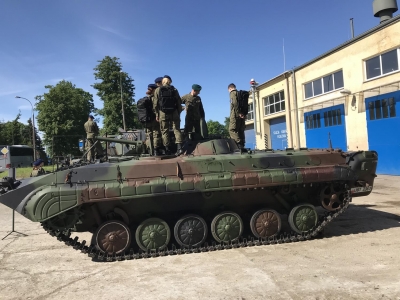 Wojskowy Dzień Szkoleniowy kadet&oacute;w ZSOiZ w Ciechanowcu