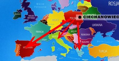 Staże zawodowe dla 85 uczni&oacute;w ZSOiZ w Ciechanowcu na terenie Italii, Grecji i Hiszpanii  w roku szkolnym 2020/2021 i 2021/2022.