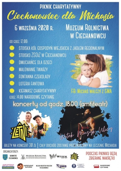 Piknik charytatywny &bdquo;Ciechanowiec dla Michasia&rdquo;