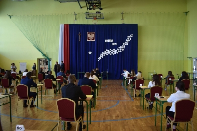 Zakończenie egzamin&oacute;w maturalnych w ZSOiZ w Ciechanowcu.