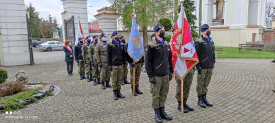 Udział delegacji ZSOiZ w Ciechanowcu w 230. rocznicę uchwalenia Konstytucji 3 maja Rzeczpospolitej Obojga Narod&oacute;w.