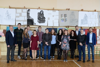 Czwarty szkolny przegląd prac plastycznych uczni&oacute;w OSSP