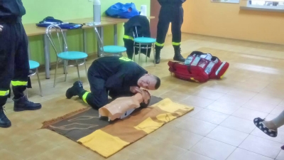 Spotkanie mieszkańc&oacute;w internatu ze strażakami OSP z Ciechanowca