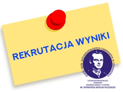 Wyniki rekrutacji do klas pierwszych na rok szkolny 2020/2021