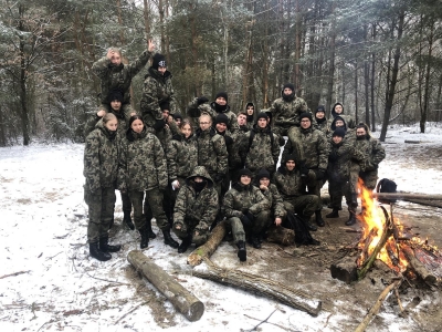 Ostatnie szkolenie kadet&oacute;w klasy IIIF ZSOiZ w Zegrzu.